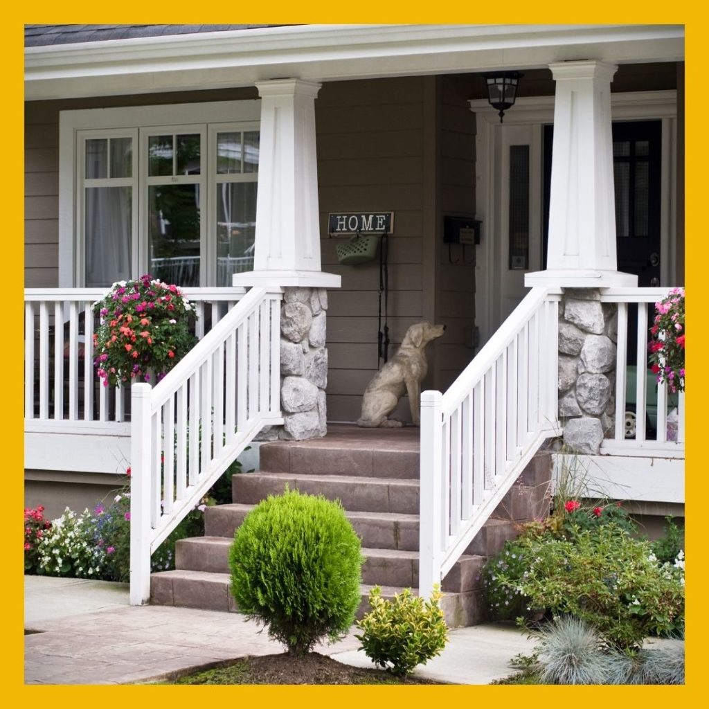 Front Step of New Home
